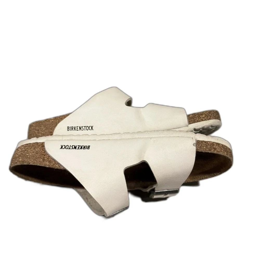 Birkenstock Arizona Sandals White Double Buckle Cork Neutral Kids EU 34 US 3-3.5